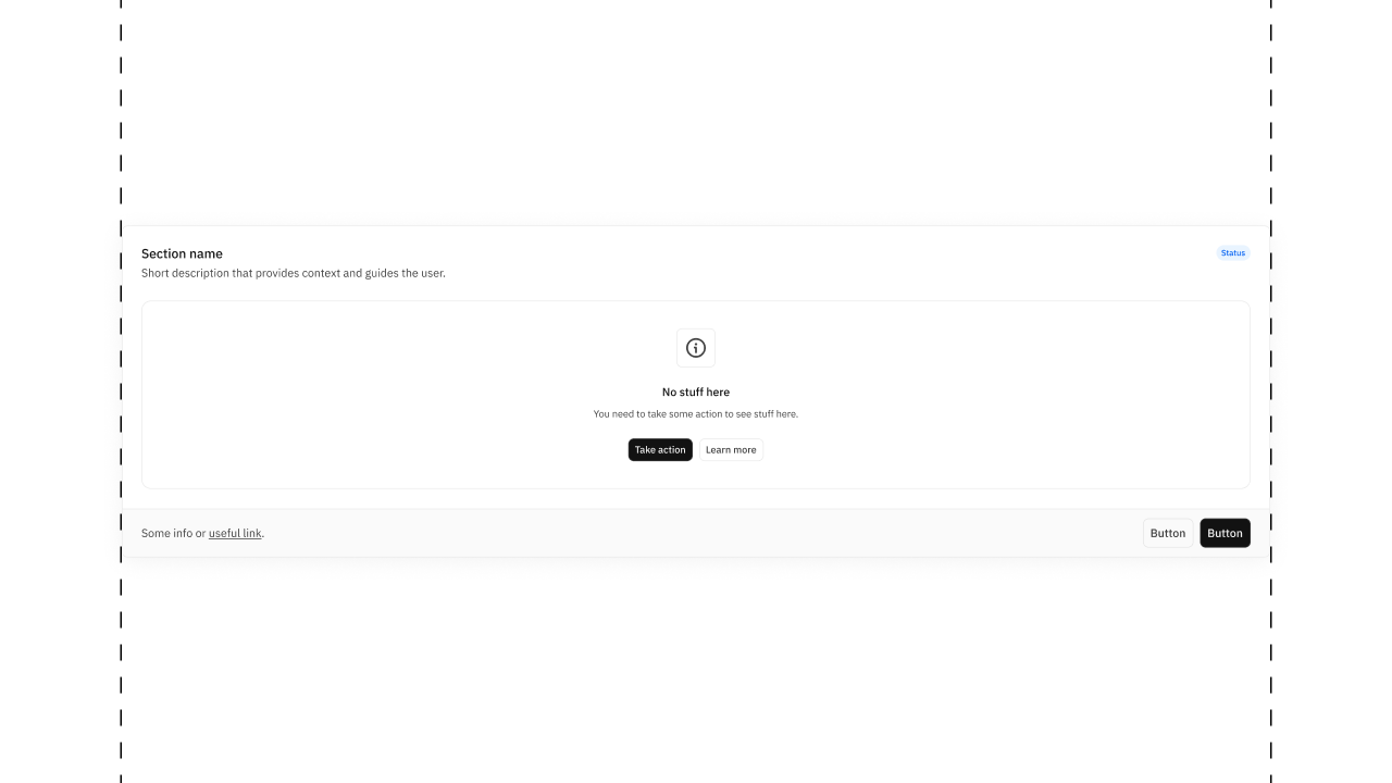 App section layout templates thumbnail